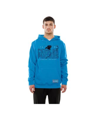 Men's Carolina Blue Carolina Panthers Combine Authentic Local State Throwback Hoodie