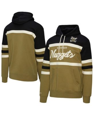 Mitchell & Ness - Men's Olive/Black Denver Nuggets Double Clutch Head Coach Hoodie