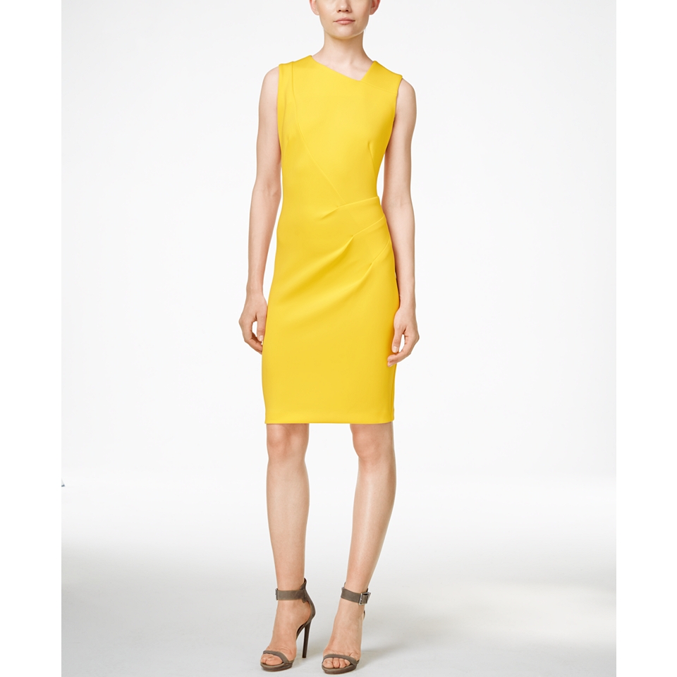 Calvin Klein Asymmetrical Sheath Dress   Dresses   Women