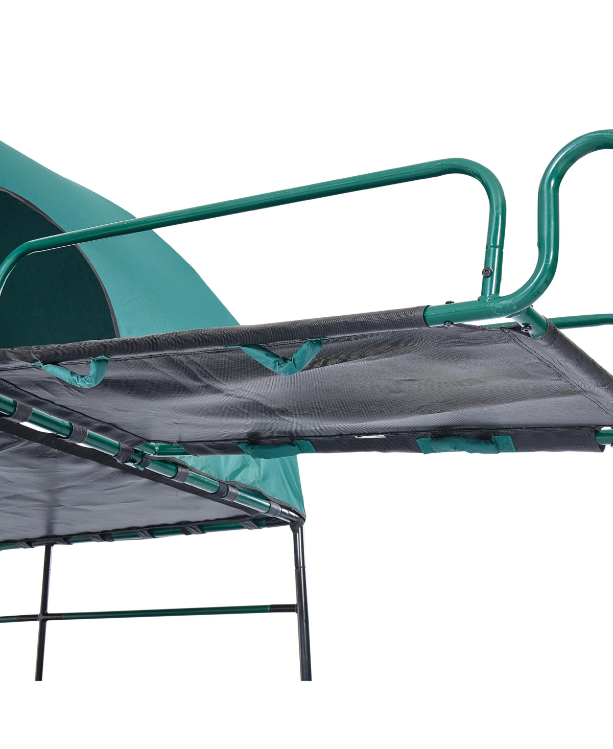 JumpKing Climbing Bridge/Ladder Accessory – Compatible Add-On for 2-Level Climbing Den Playset (Compatible with Jkcf)