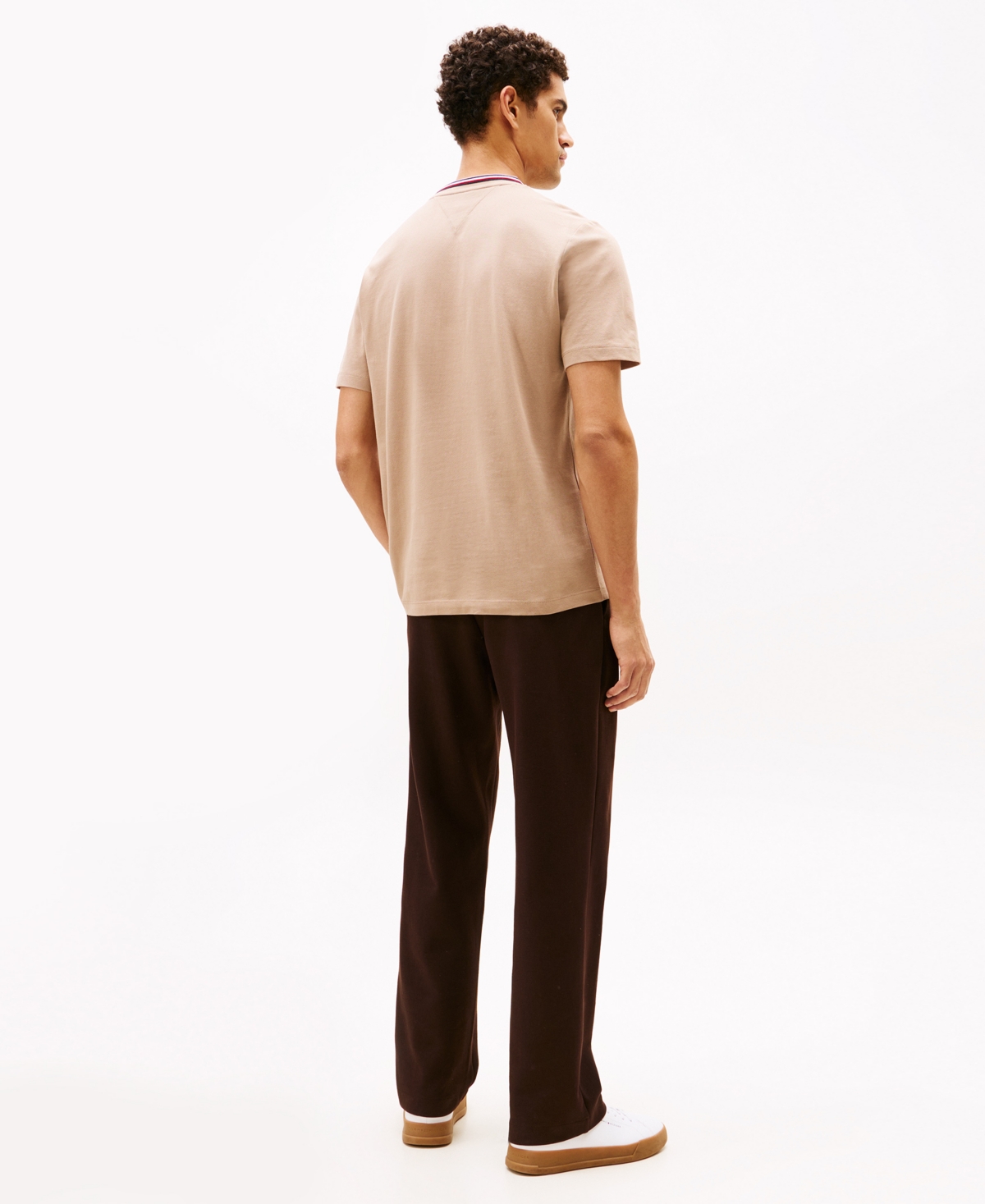 Tommy Hilfiger Men's Color-block Pocket Pique T-shirt In Neutral