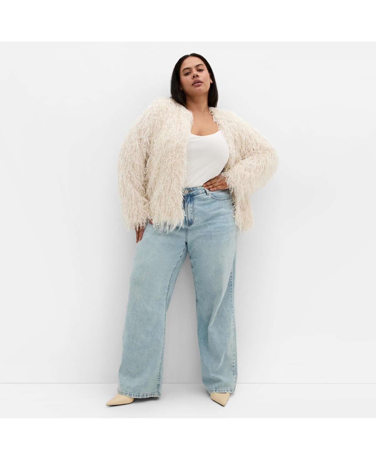 City Chic Women's Plus Sparkle Queen Jacket