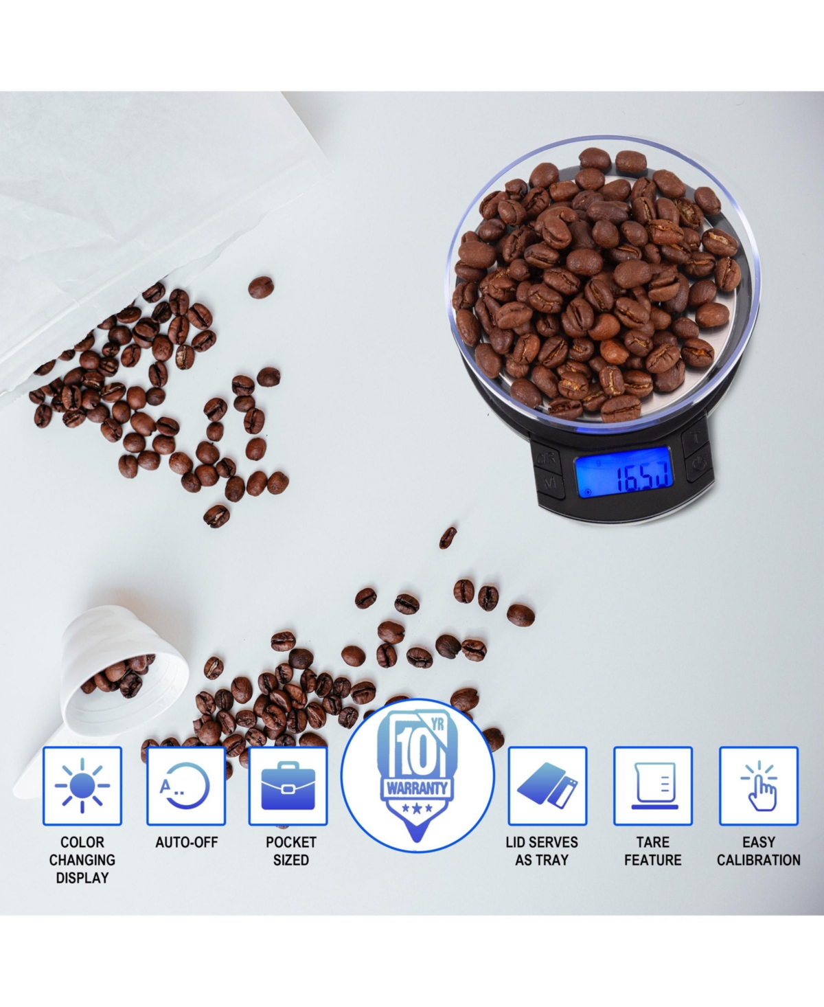 Axis 100g Digital Pocket Bowl Scale, 100g x 0.01g