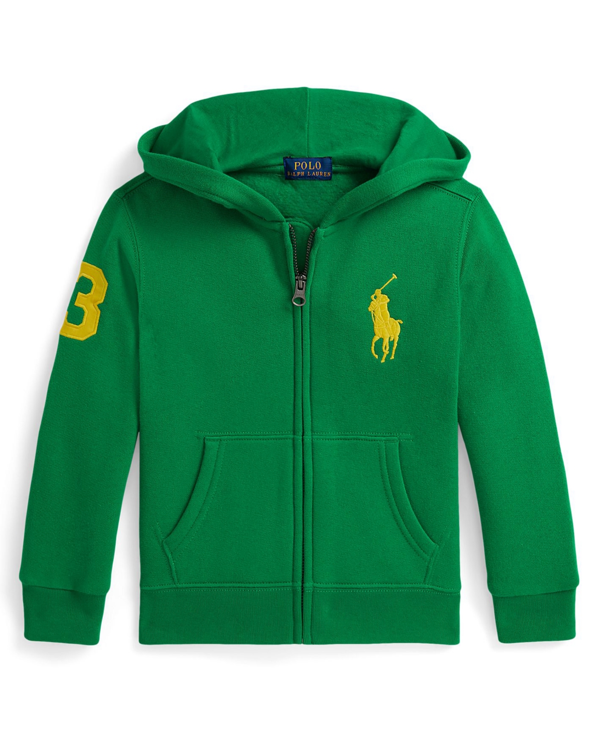 Polo Ralph Lauren Boys 2-7 Big Pony Fleece Full-Zip Hoodie