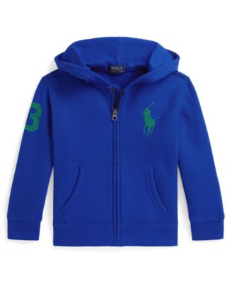 Polo Ralph Lauren - Boys 2-7 Big Pony Fleece Full-Zip Hoodie