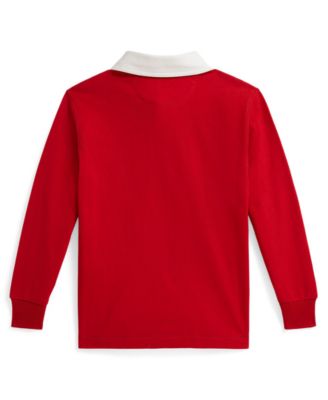 Boys 2-7 Triple-Pony Cotton Rugby Shirt