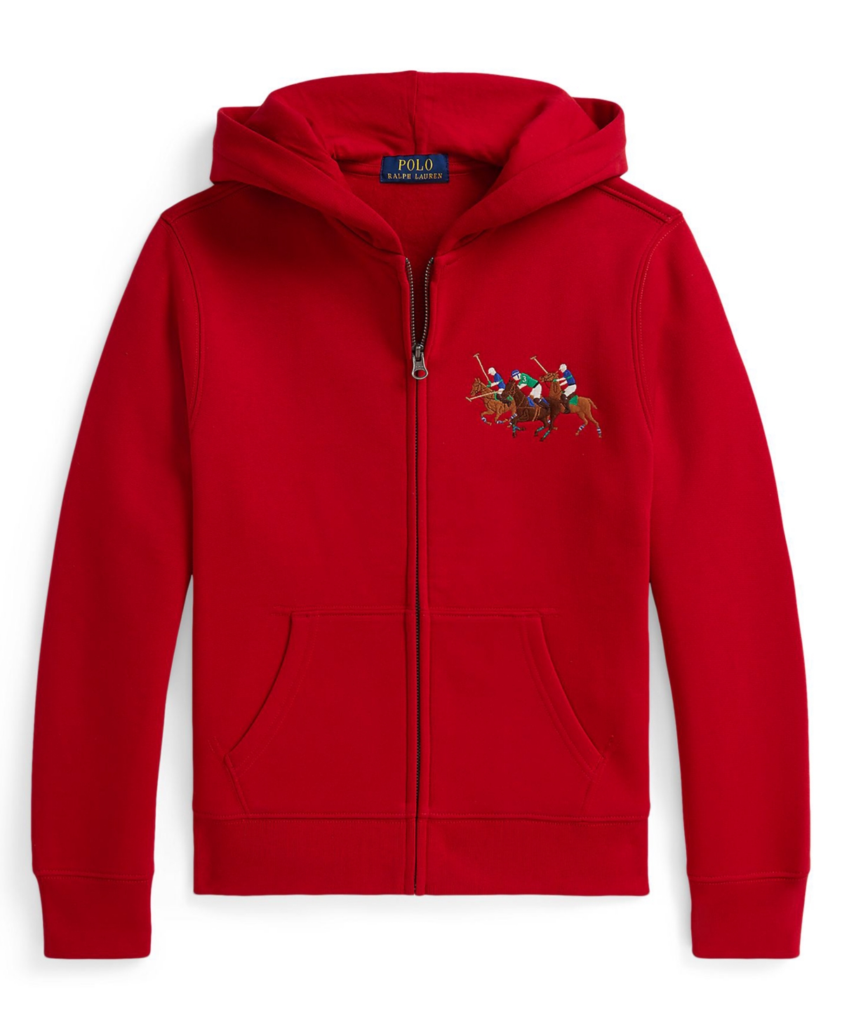 Polo Ralph Lauren Boys - Triple-Pony Fleece Full-Zip Hoodie