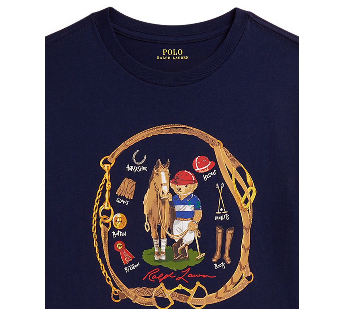 Polo Ralph Lauren Boys 8-20 Bear Short-Sleeve Jersey T-Shirt