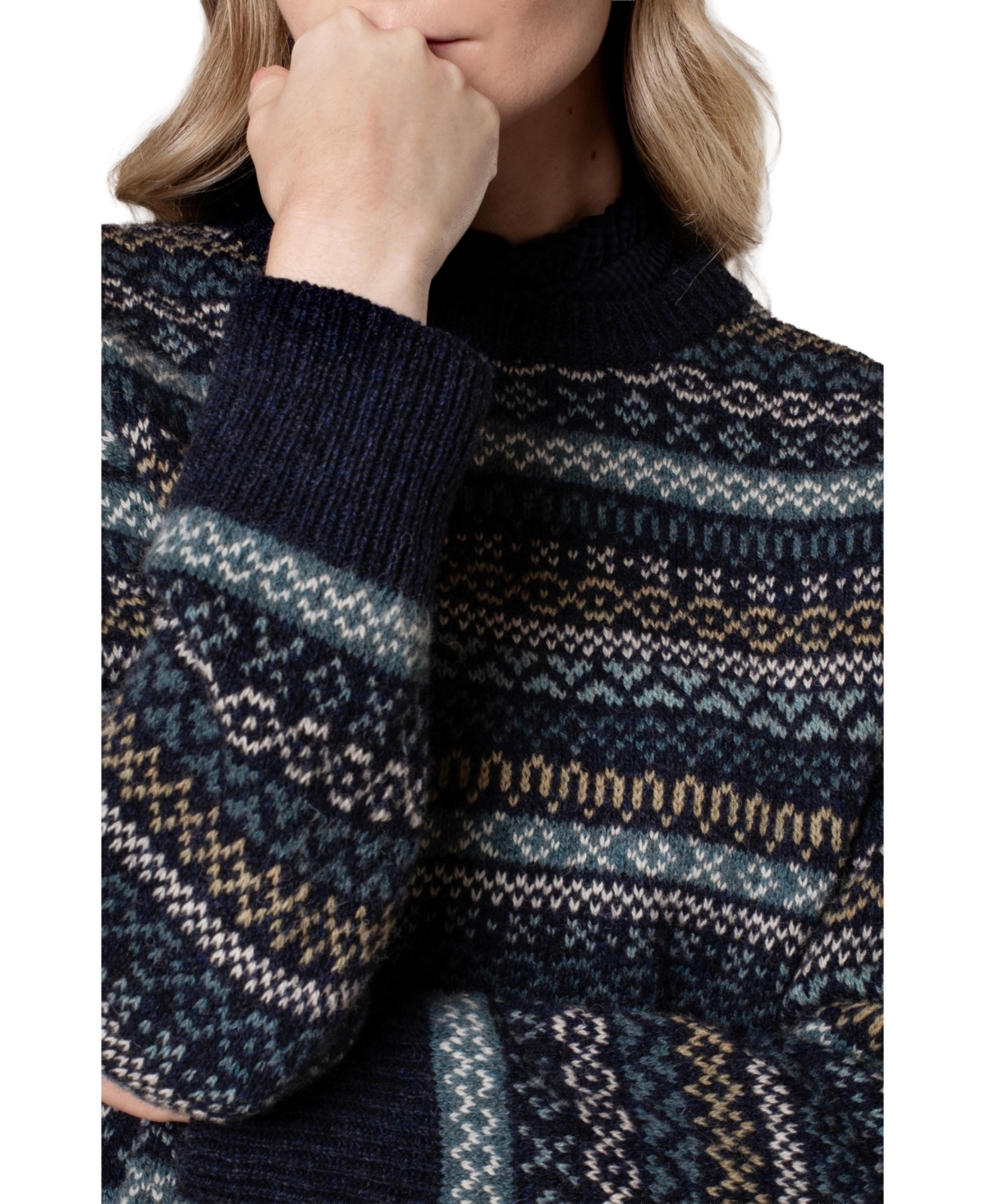 Celtic & Co. Women's Traditional Fair Isle Sweater