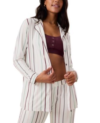 Maternity Clea Classic Long Sleeve Nursing Pajama