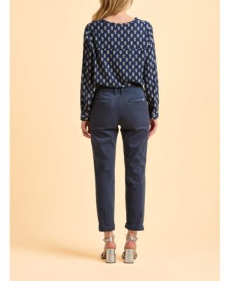 Women's Juliette Long Sleeve Tie Neck Blouse