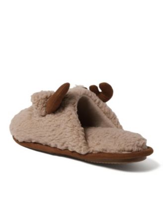 Cozyfoams Women's Holiday Novelty Scuff Slipper with Gift Bag