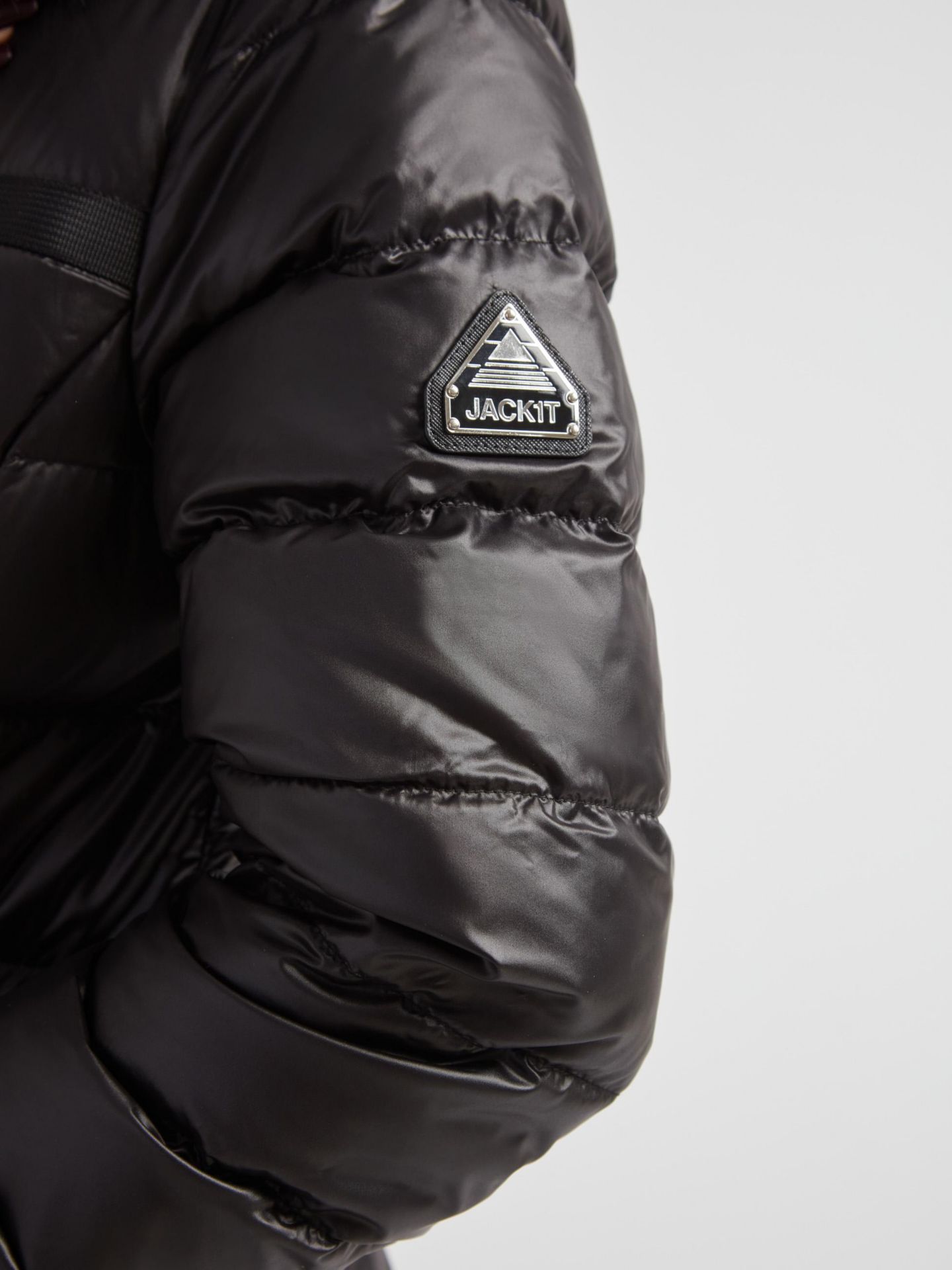 Женская куртка JACK1T R4D Faux Fur Tricolore Racer, цвет: Чёрный — фото 5