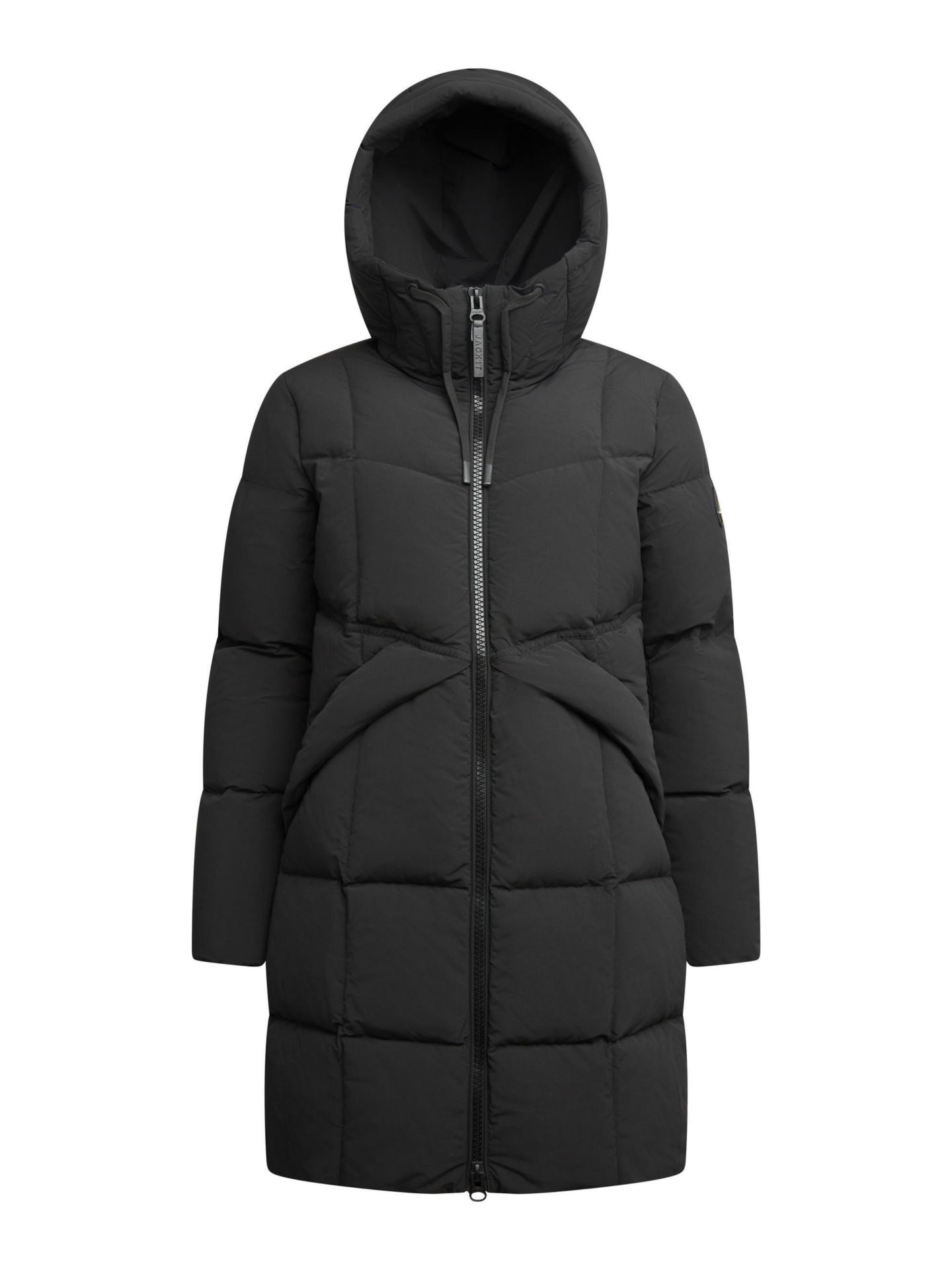 Женское пальто JACK1T Long Sleeve Star Down Coat, цвет: Чёрный — фото 2