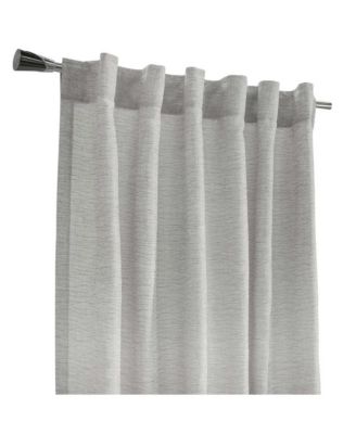 Commonwealth Danbury Dual Header Curtain Panel - 52x84", Silver