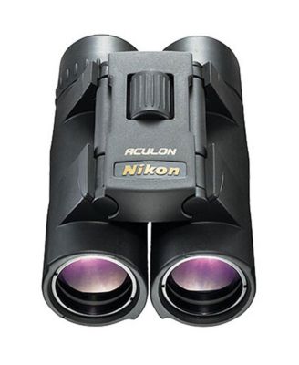 10x25 ACULON A30 Roof Prism Binoculars with 5.0 Degree Angle of View, Black - Refurbished