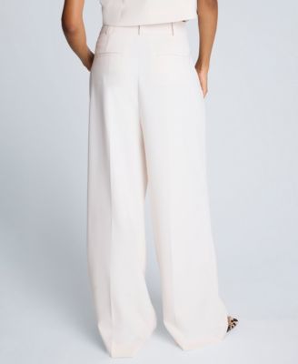 Women's Luxe Twill High Rise Wide Leg Pants