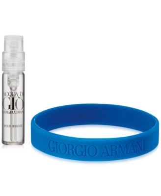 Giorgio Armani - Receive a  Acqua for Life Bracelet & Sample Fragrance for $1 with a Giorgio Armani Aqua di Gio large spray purchase