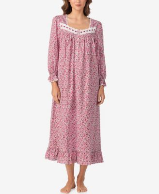 Eileen West - Women's Cotton Lawn Long Sleeve Ballet Gown