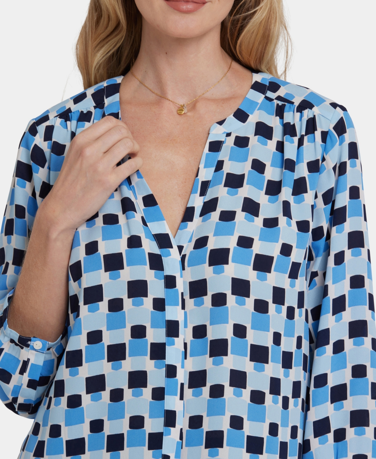 Nydj Women's Pintuck Blouse Top