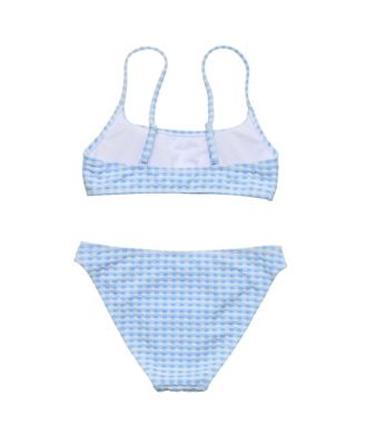 Big Girls Seaside Gingham Teen Crop Bikini