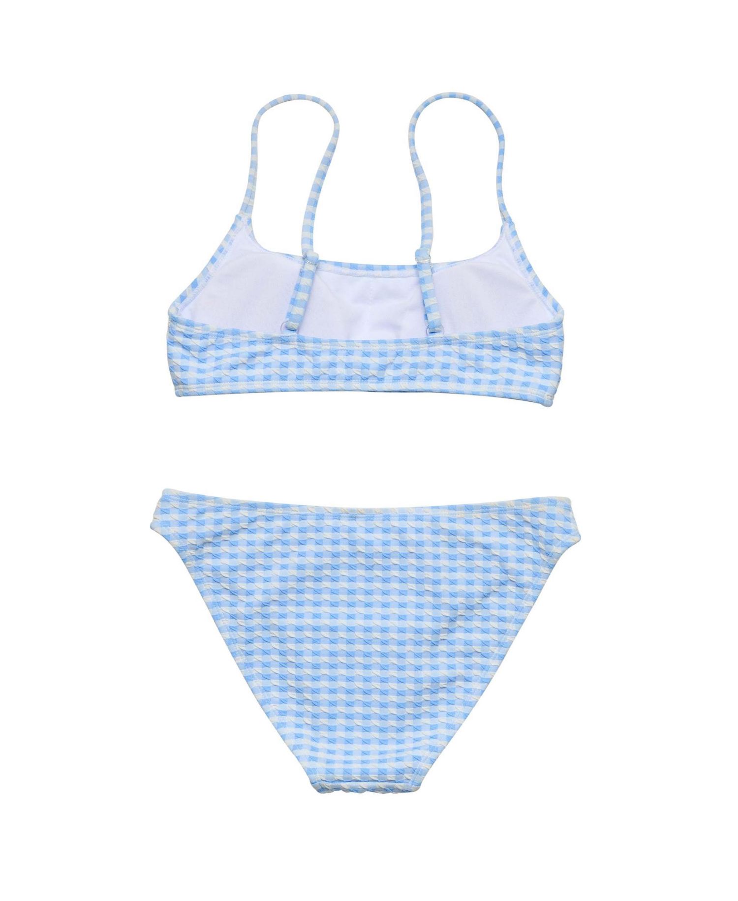 Big Girls Seaside Gingham Teen Crop Bikini