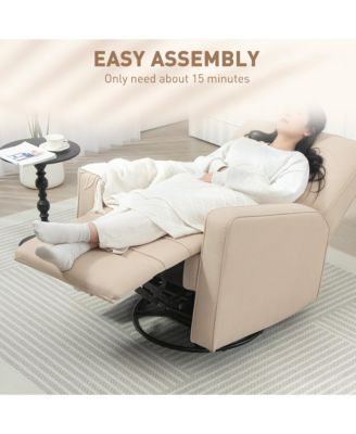 Manual Recliner Chair, Glider Rocking Chair for Living Room,