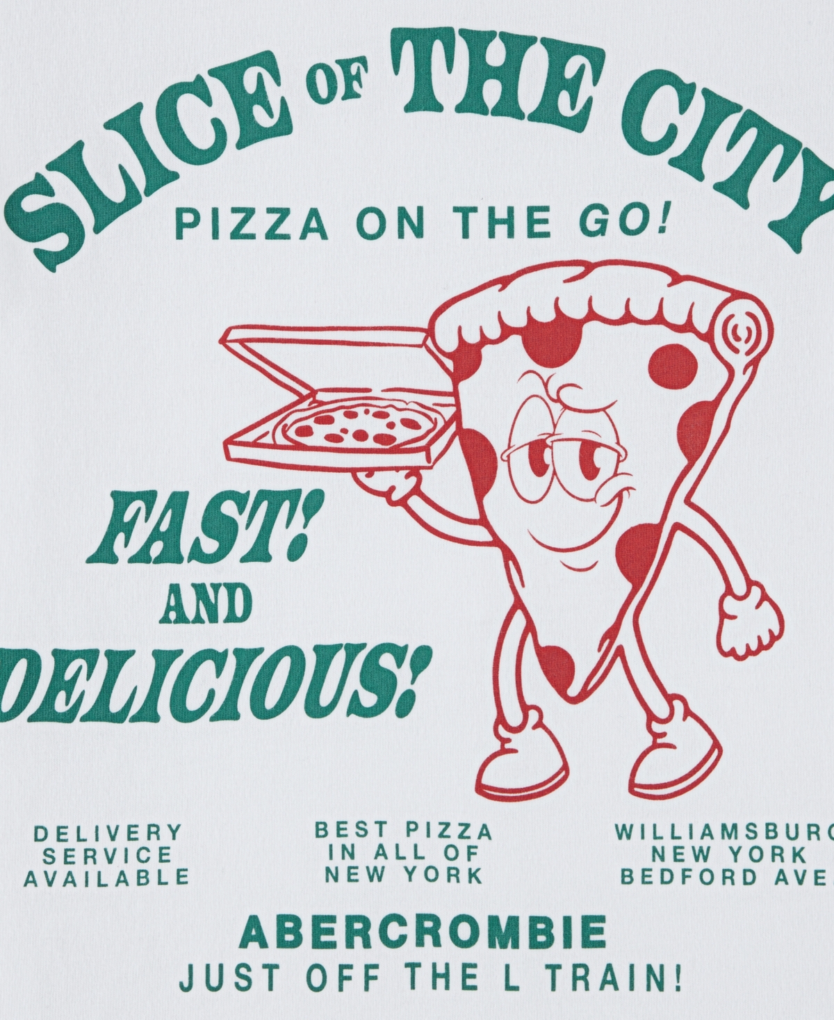 abercrombie kids Boys 5-16 Pizza Slice Short-Sleeve T-Shirt