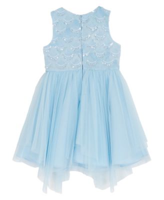 Girls 2T-6X Soutache Sequins Bodice Sleeveless Dress