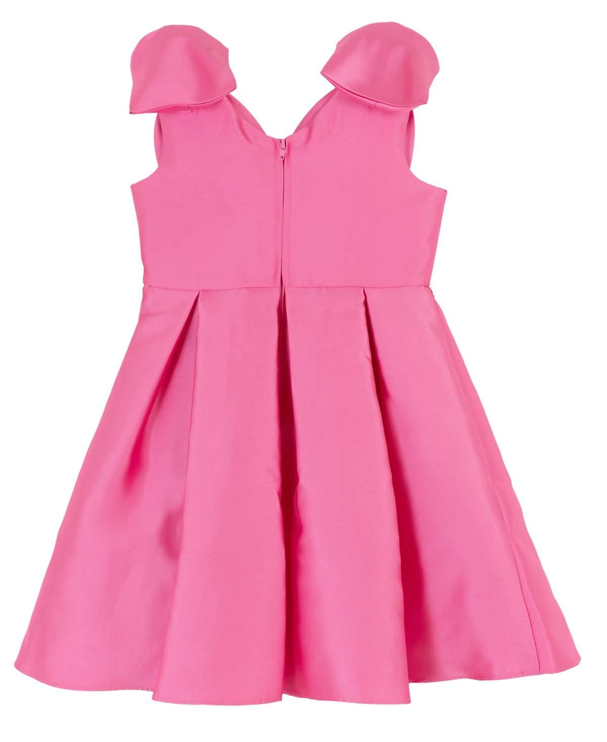 Rare Editions Girls 2T-6X Shoulder Bow Mikado Sleeveless Dress