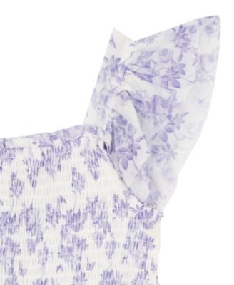 Girls 2T-6X Toile Power Mesh Dress