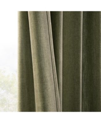 Simply Faux Linen Light Filtering Curtain Pair (2 Panels