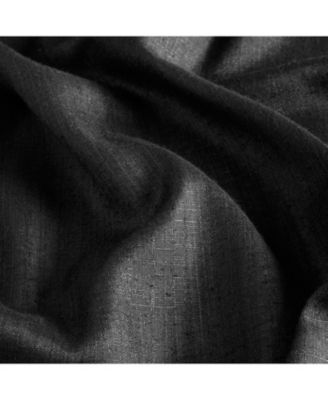 Rustic Weave Linen Curtains (2 Panels) Sheer Window Curtains Panel Set, Rod Pocket Curtains, 50 inches Wide Linen