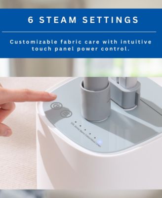 Complete Garment Steamer with Smart Auto Off Pivoting Ironing Board and 6 Steam Settings