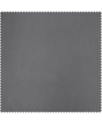 Ruched Solid Faux Silk Taffeta Room Darkening Curtain