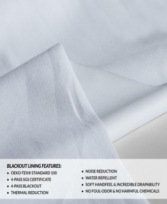 Extra Wide Performance Linen Hotel Blackout Curtain
