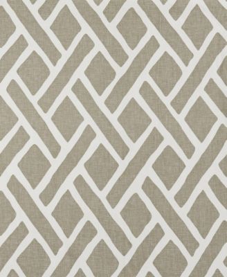 Geometric Printed Cotton Room Darkening Curtain