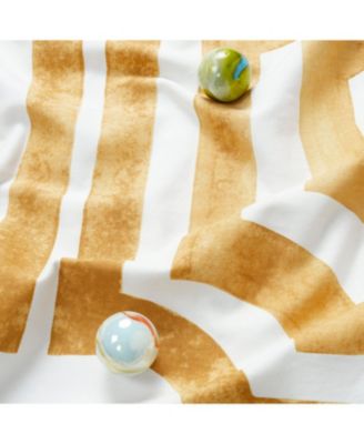 Geometric Printed Cotton Room Darkening Curtain