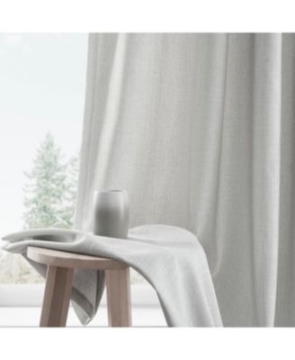 Simply Faux Linen Light Filtering Curtain Pair (2 Panels)
