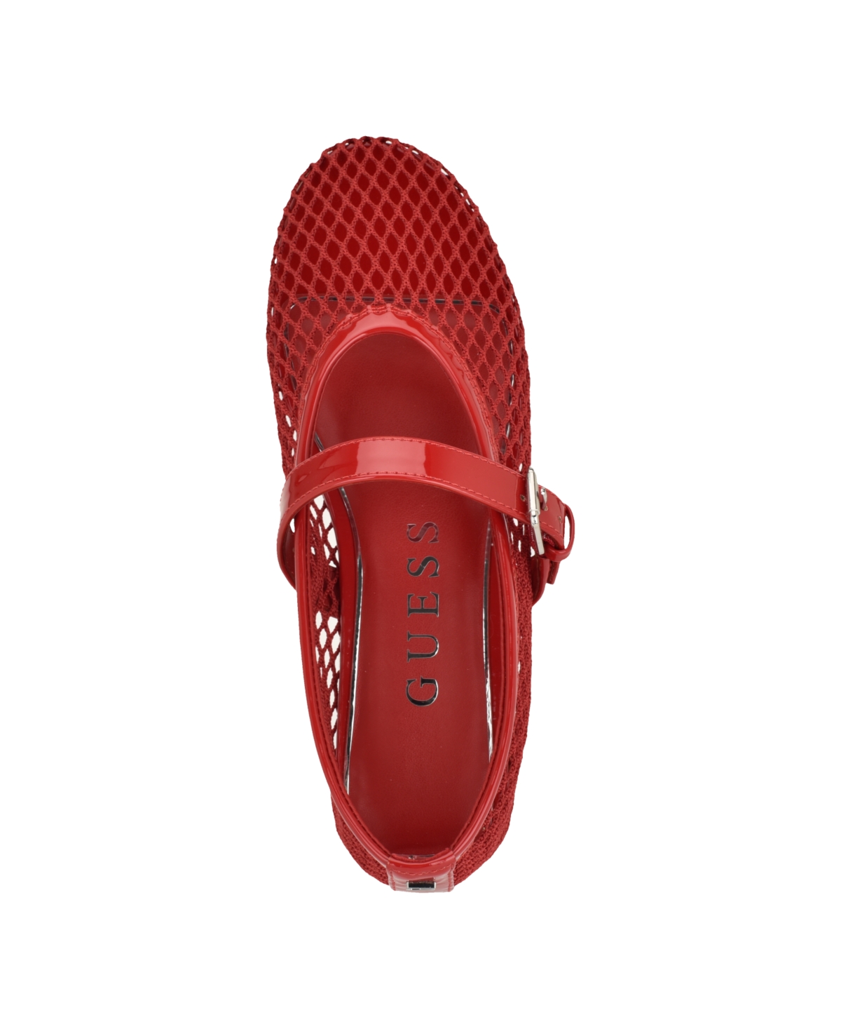 Guess Paxey Mary Jane Flat In Red