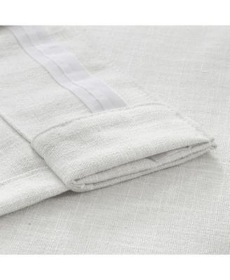 Simply Faux Linen Light Filtering Curtain Pair (2 Panels)