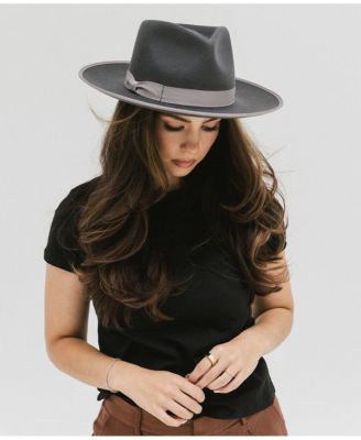 Monroe Rancher Wool Fedora Hat - Timeless Classic for Every Wardrobe