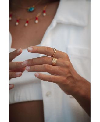 Avalon Pearl Stacking Ring