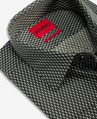 Men's Modern-Fit Solid Poplin Dress Shirt