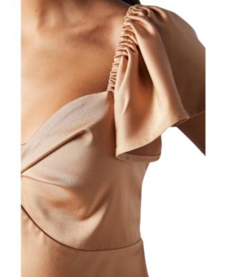 Women's Angel Sleeve Bridesmaid Dress