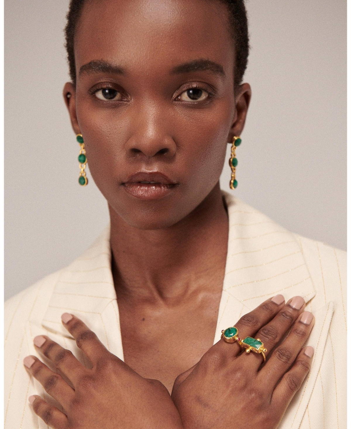 Ottoman Hands Ela Drop Earrings