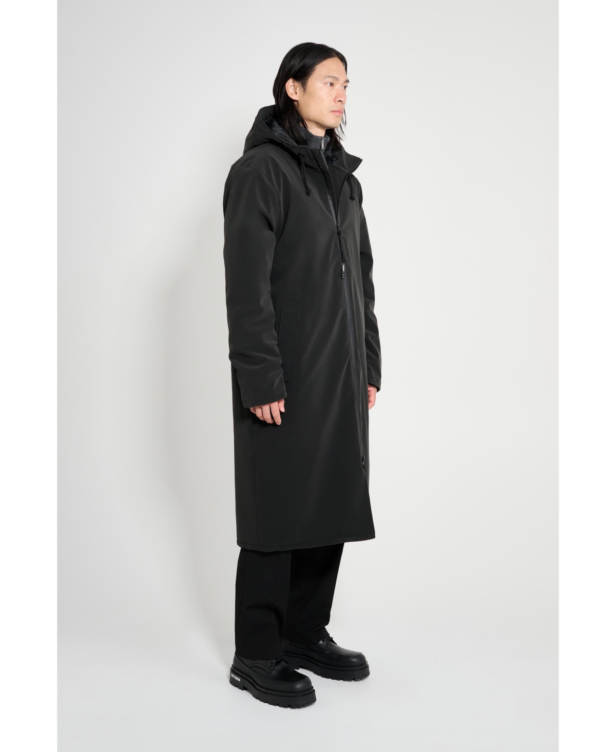 Stutterheim Men's Stockholm Long Matte Winter Coat