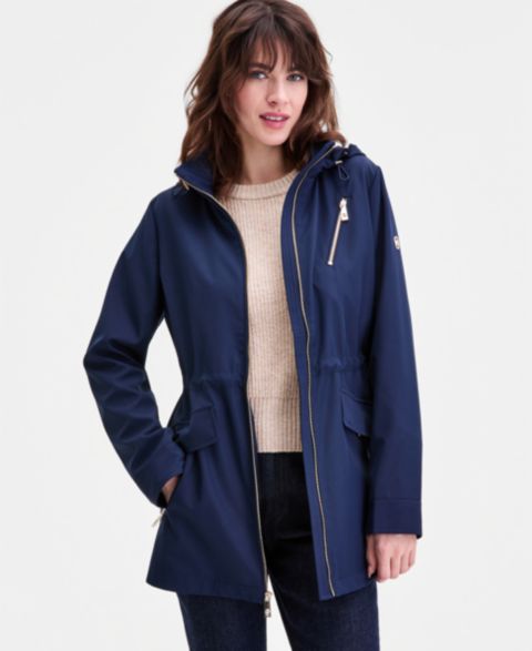 Женские куртки MICHAEL Michael Kors Michael Kors Women's Zip-Front Hooded Anorak