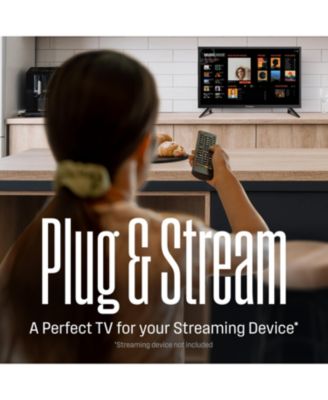 24" LED HD 720p Non-Smart TV – Flat Screen with HDMI, USB, VGA & V-Chip Parental Controls, Works with Fire Stick, Roku, Apple TV