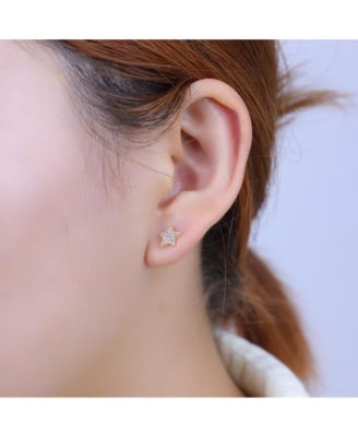 Minnie Mouse Cubic Zirconia Earrings Set